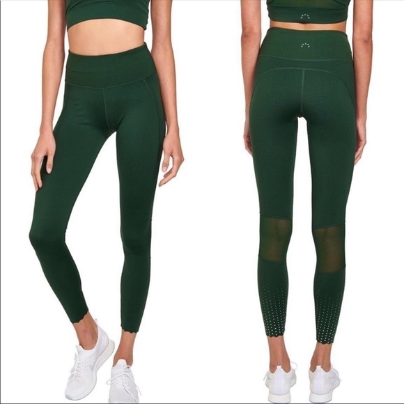 Varley Ainsley Leggings in Green - Picture 1 of 6